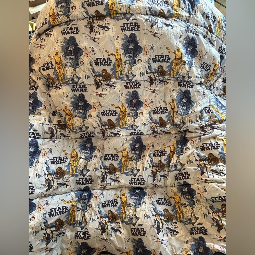 Pottery Barn PB Kids Star Wars™ Sleeping Bag Cotton Print pattern Alex - Picture 3 of 3